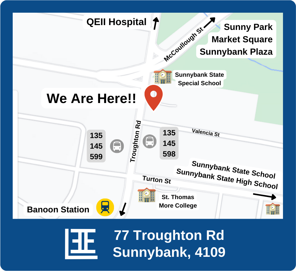 map of Lee Excellence Education and surroundings