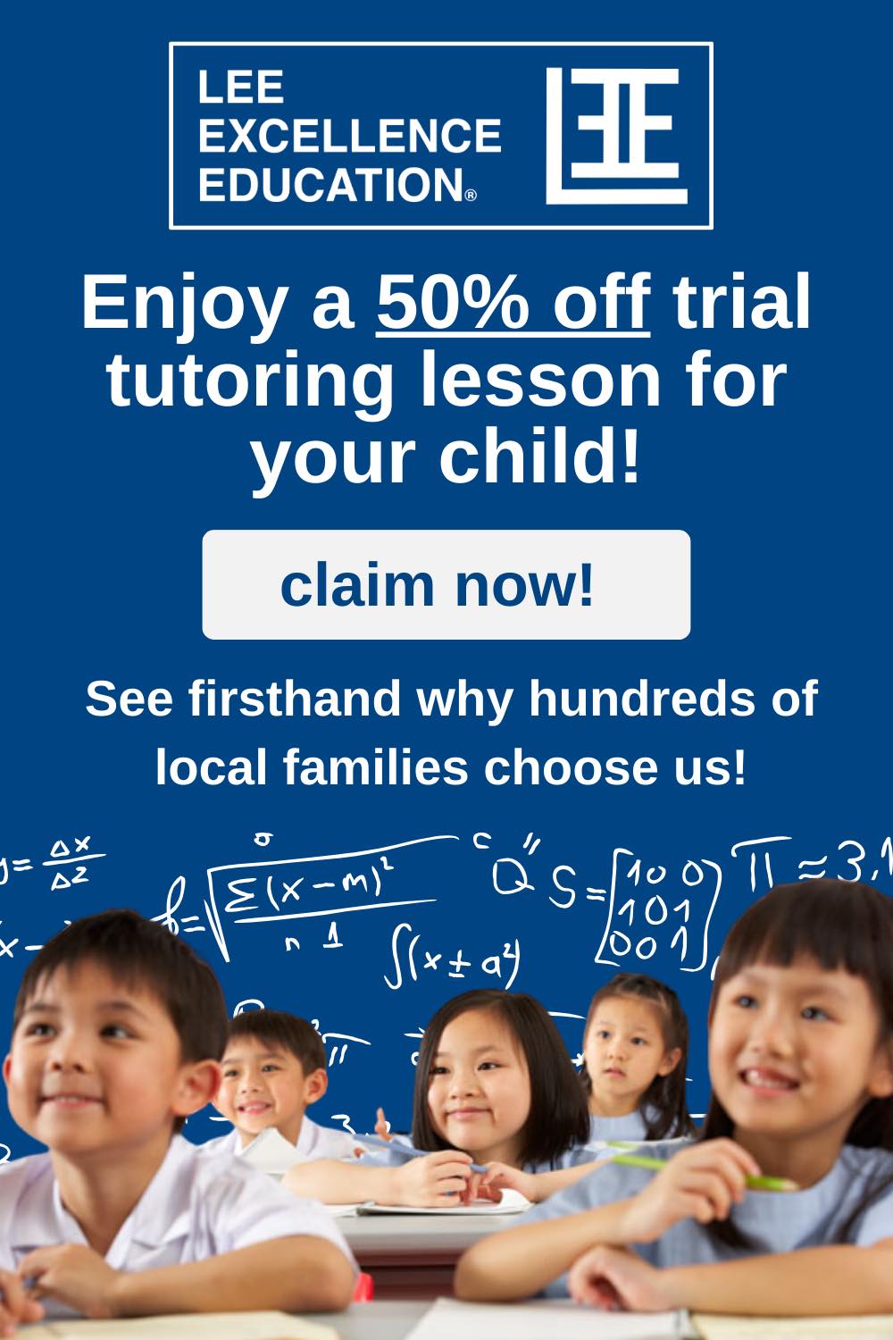 free lesson advertisement